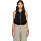 Rick Owens DRKSHDW Black Tower Cyclops SL Hoodie