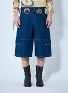 Chopova Lowena Balmy Denim Shorts
