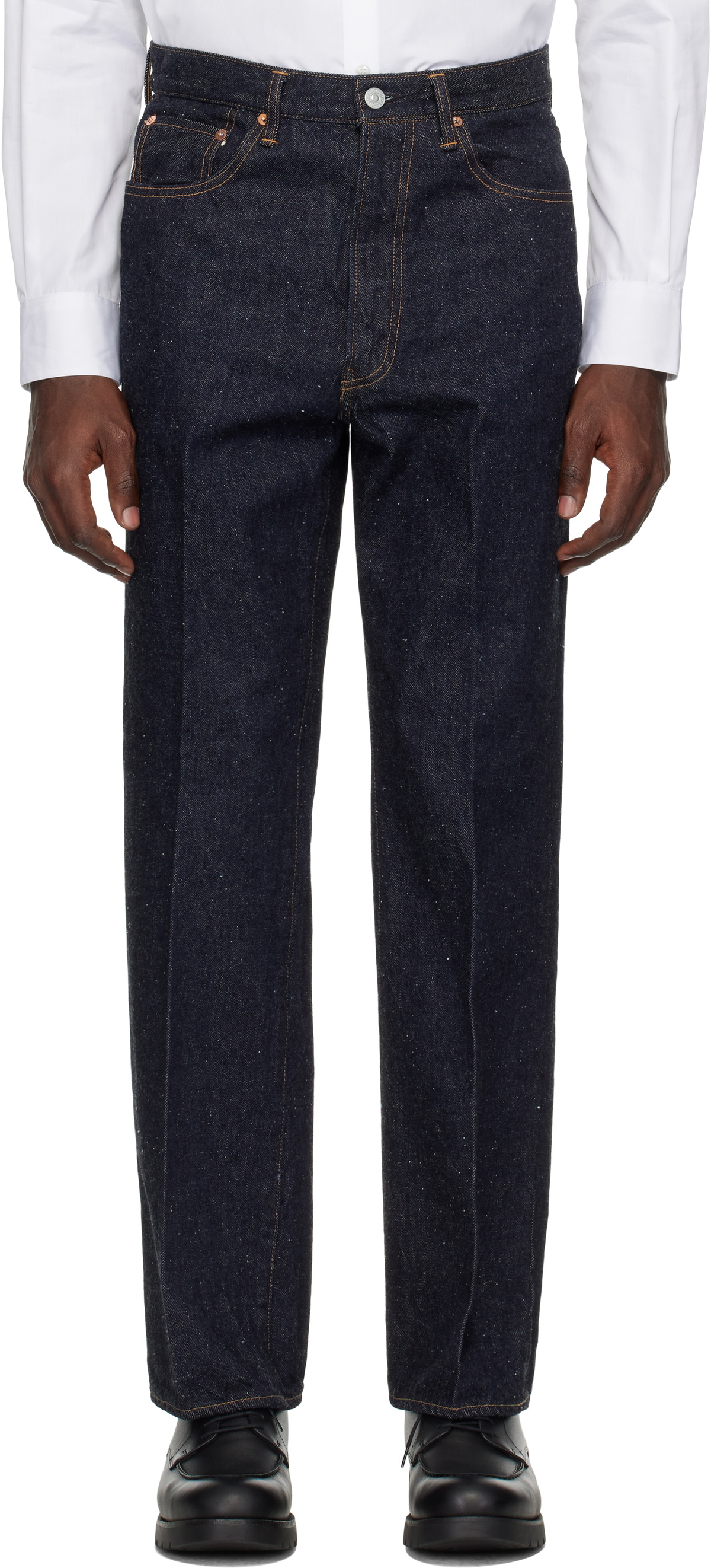 KAPTAIN SUNSHINE Blue Skate Shoecut Jeans