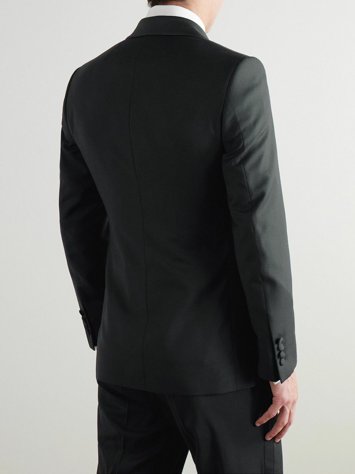 Kingsman - Shawl-Collar Wool Tuxedo Jacket - Black