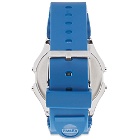 Timex 80 Digital Watch in Silver/Blue