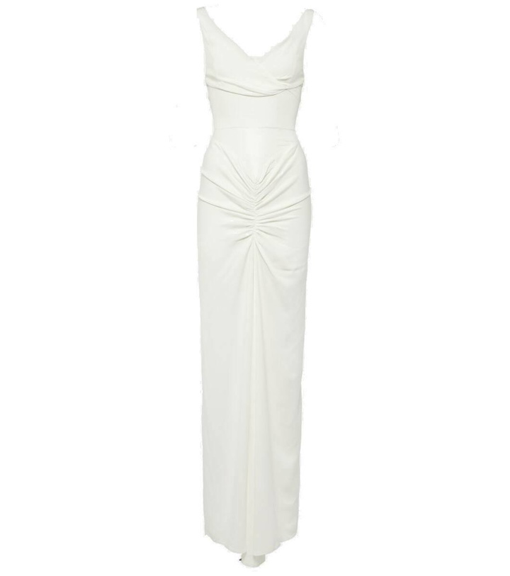 Photo: Christopher Esber Fusion ruched jersey maxi dress