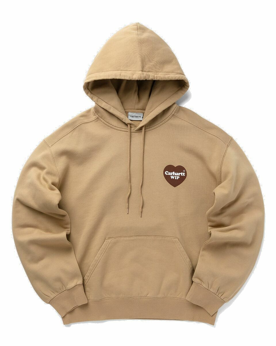 Carhartt Wip Hooded Heart Sweat Brown - Mens - Hoodies Carhartt WIP