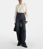 Ferragamo High-rise wide-leg jeans