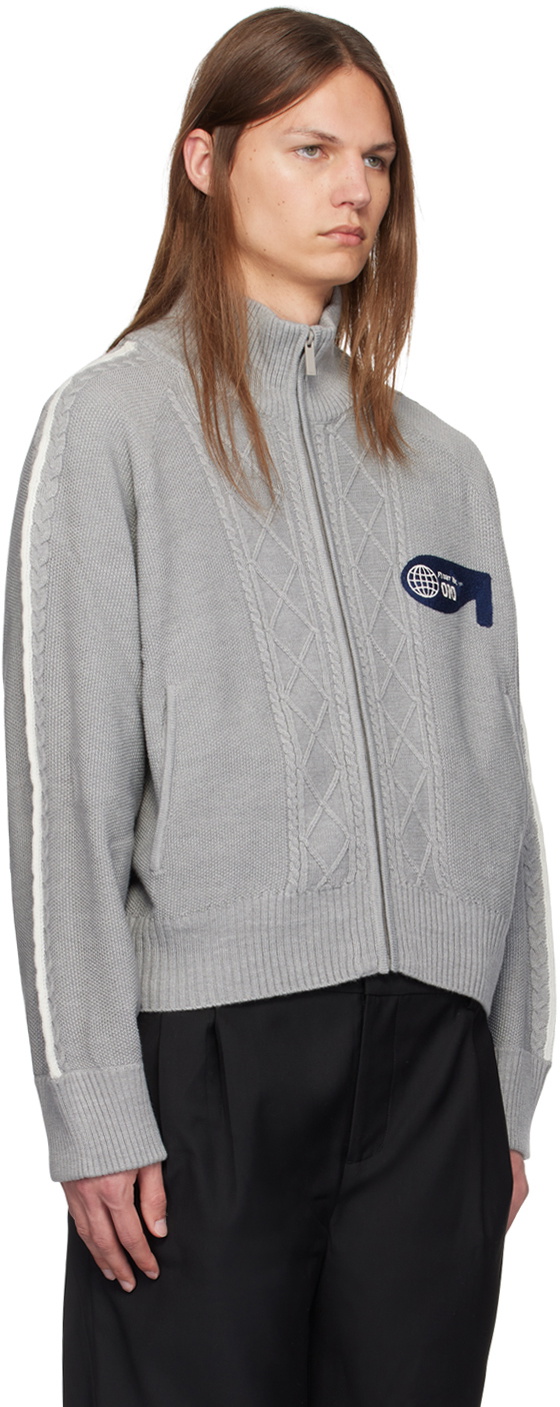 C2H4 Gray Winter-Sun Track Jacket C2H4