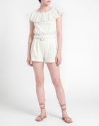 Poupette St Barth Womens Playsuit in White