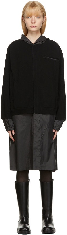 Photo: Undercover Black Sweater Coat