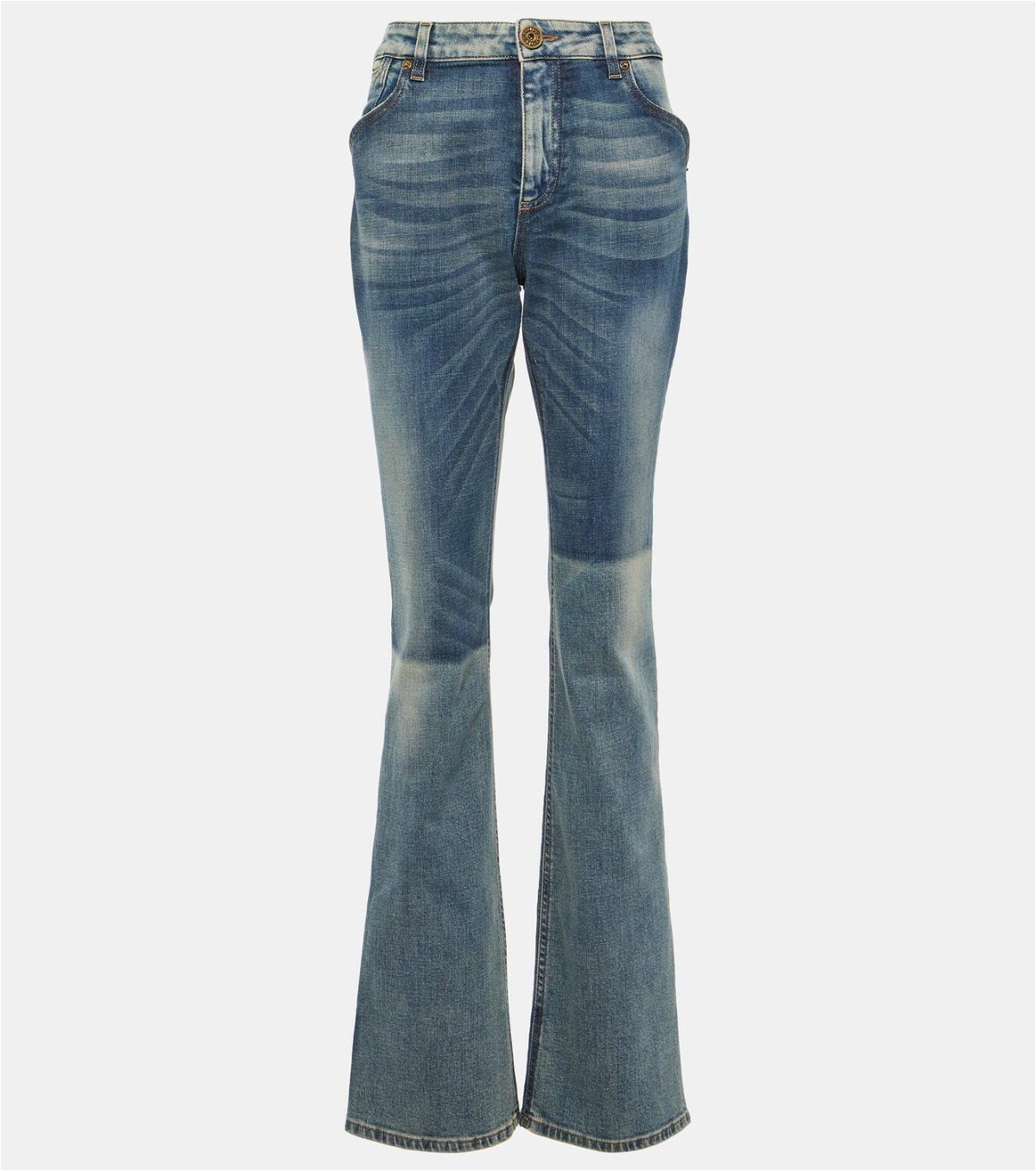 Balmain Low-rise bootcut jeans Balmain