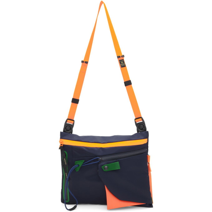 Photo: Master-Piece Co Navy Game Neon Bag