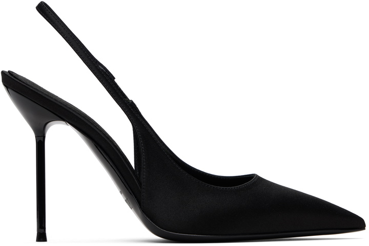 Photo: Paris Texas Black Lidia Slingback Heels