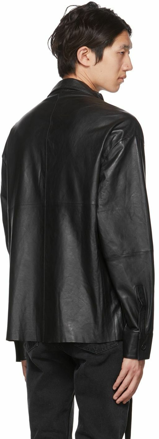 FREI-MUT Black Car Leather Jacket
