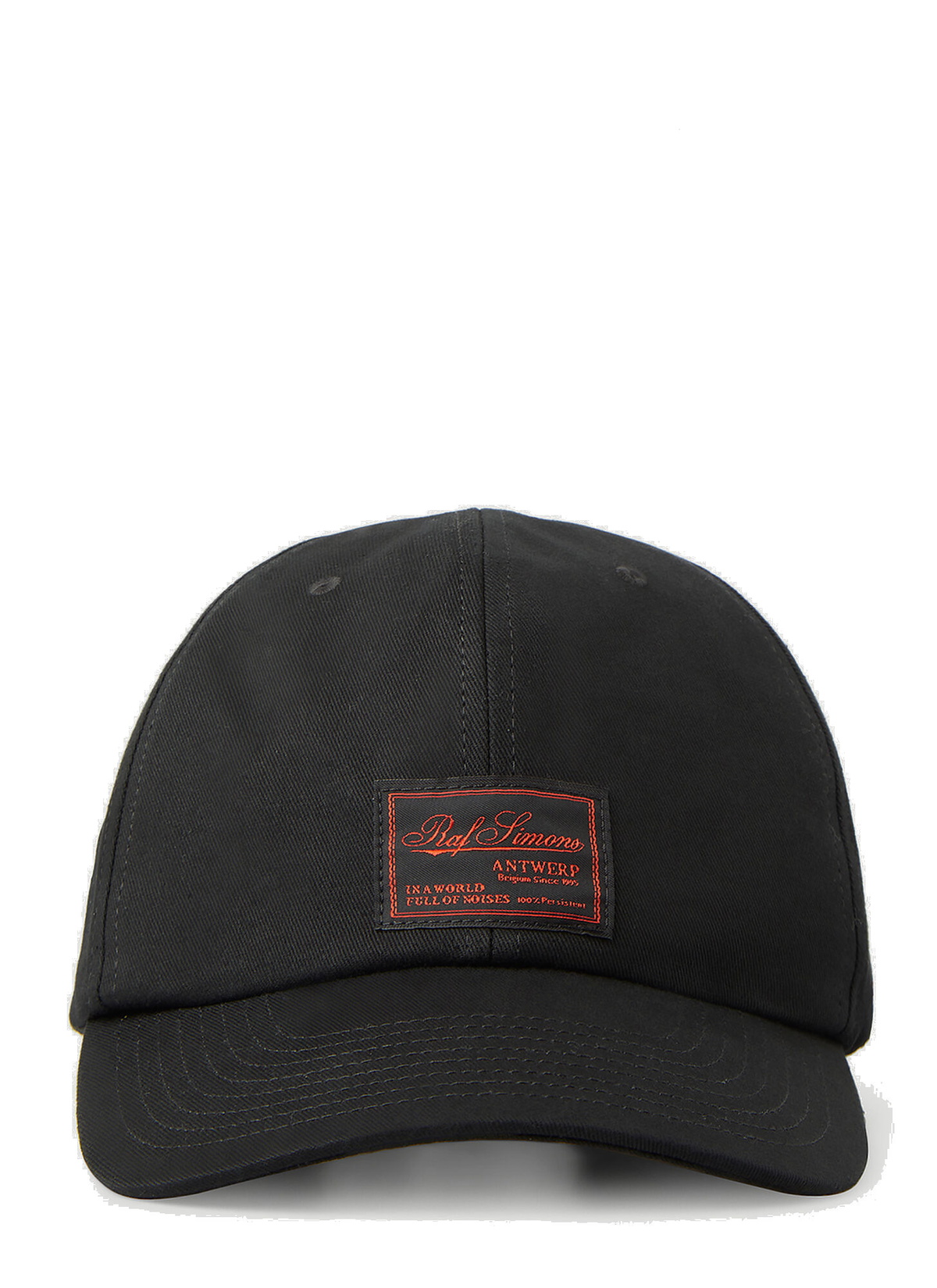 Raf Simons Black Logo Cap Raf Simons