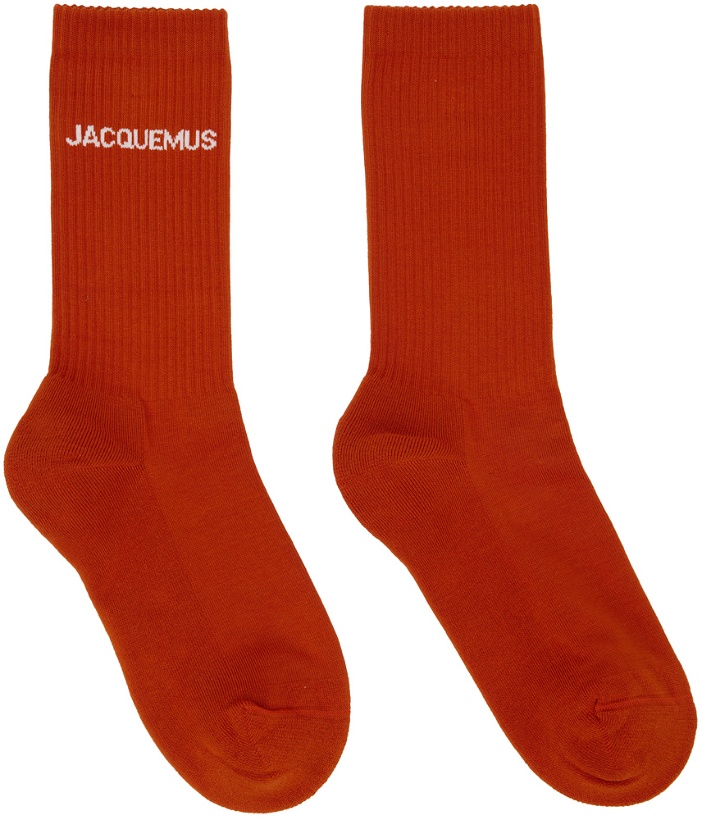 Photo: Jacquemus Orange 'Les Chaussettes Cuca' Socks