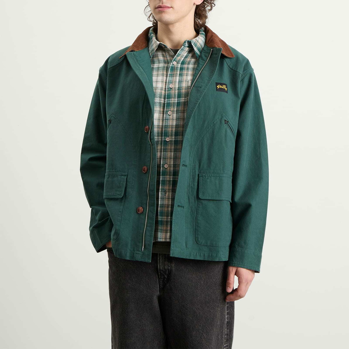 Stan Ray Men's Hunters Jacket in Botanical Green