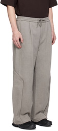 Juun.J Gray Drawstring Sweatpants