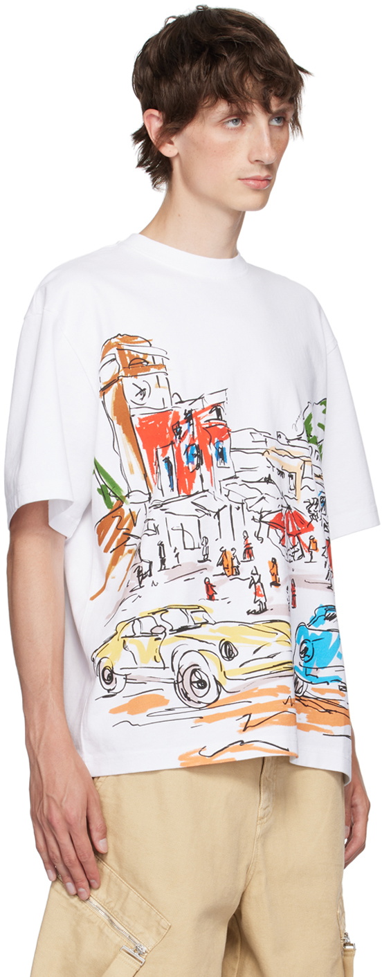 JACQUEMUS White La Casa 'Le t-shirt Largo' T-Shirt Jacquemus