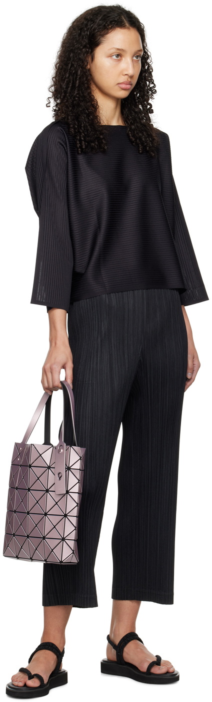BAO BAO ISSEY MIYAKE Pink Lucent Boxy Tote Bao Bao Issey Miyake