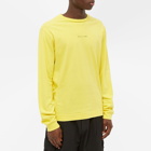 1017 ALYX 9SM Men's Long Sleeve Graphic Logo T-Shirt in Yellow