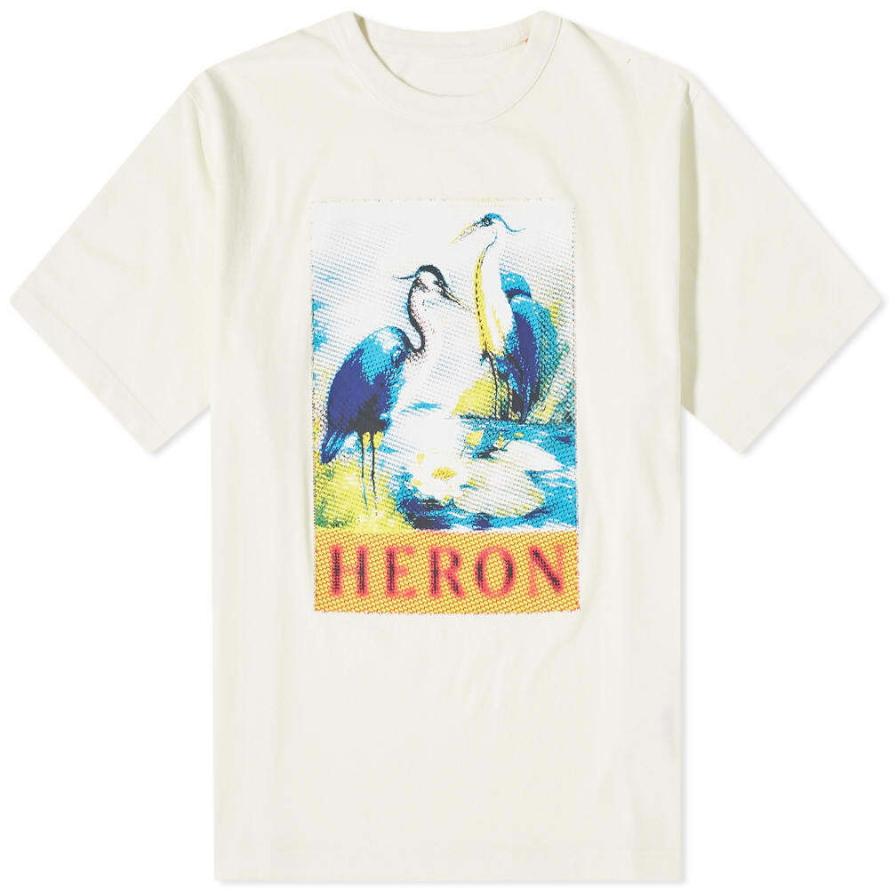 Photo: Heron Preston Men's Halftone Heron T-Shirt in White