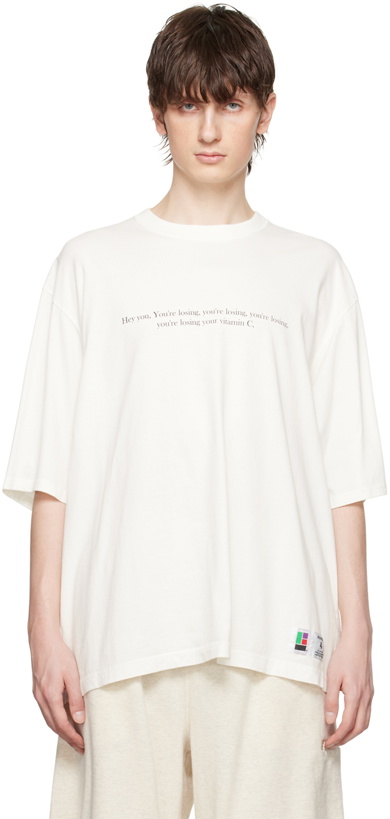 Photo: UNDERCOVER Off-White Printed T-Shirt