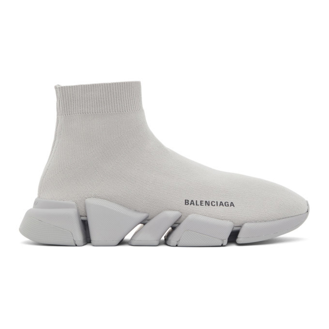 Photo: Balenciaga Grey Speed 2.0 Sneakers