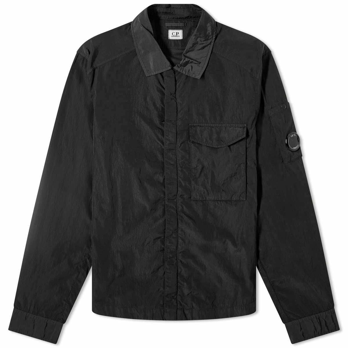 C.P. Company Men s Chrome R Pocket Overshirt in Black