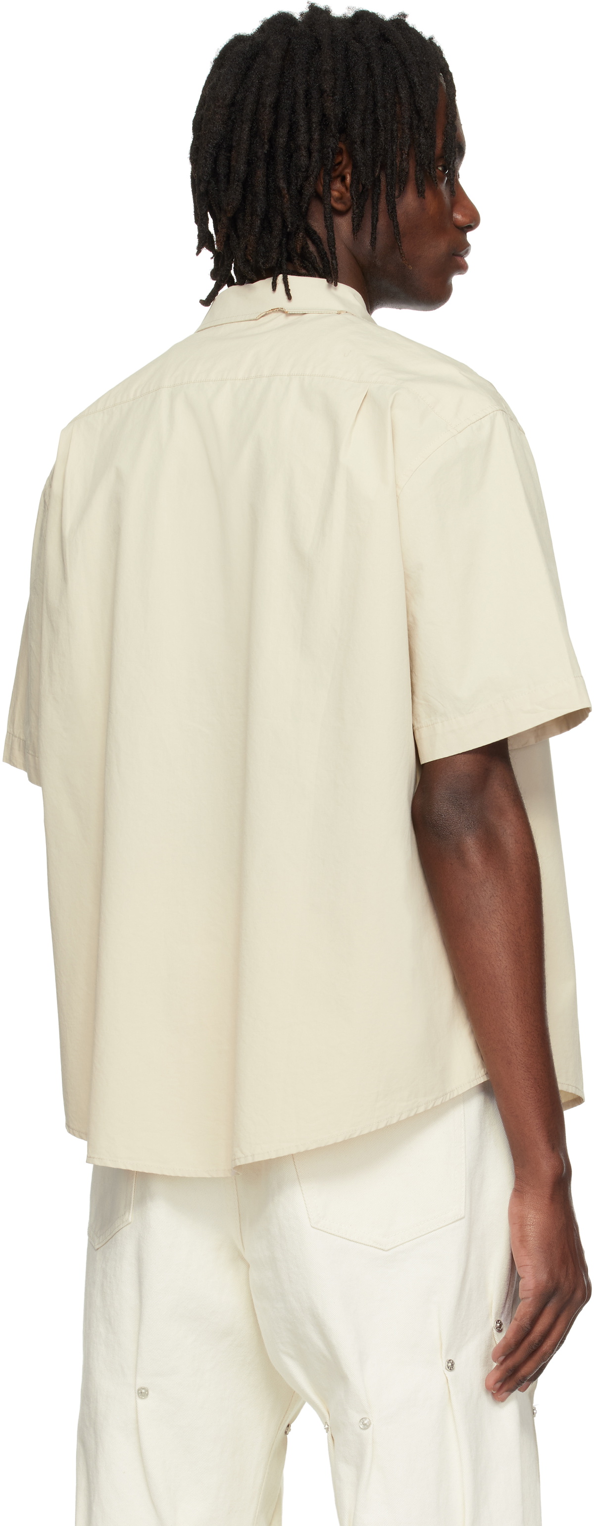 KUSIKOHC Beige Burned Shirt