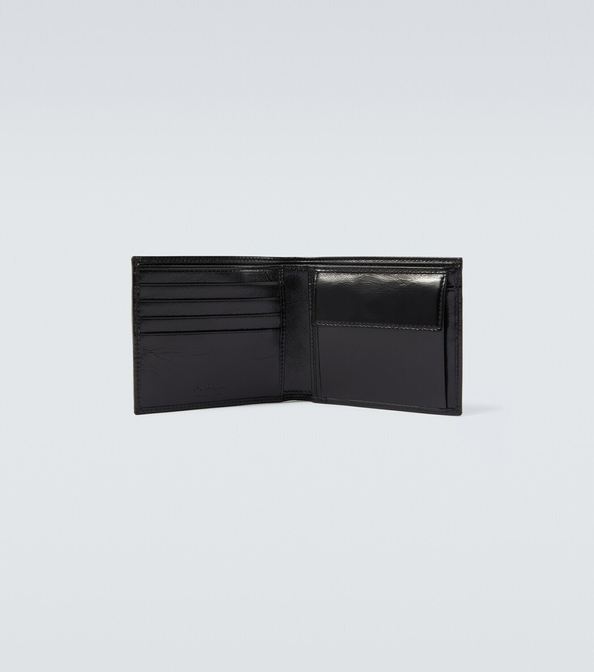 Prada Logo leather wallet