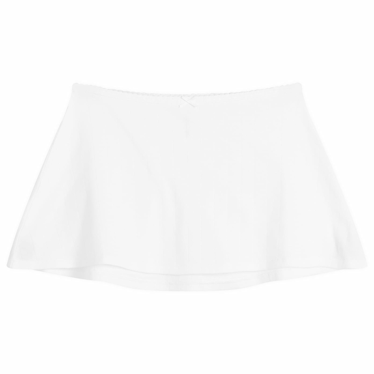SKIMS Blue Drop Needle Pointelle Miniskirt SKIMS