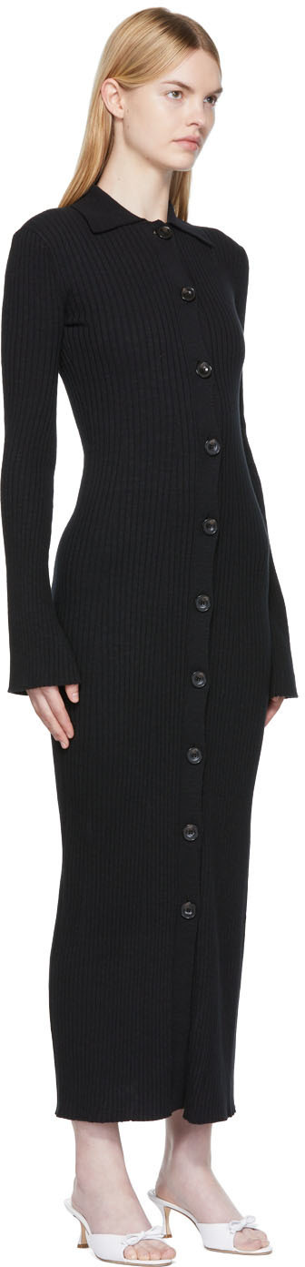 sir black dress SIR. Black Antonia Beaded Midi Dress