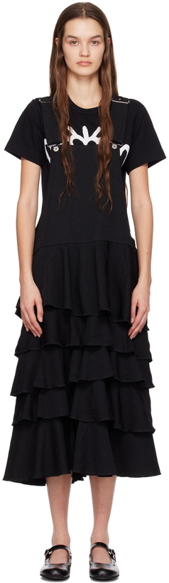 Photo: Comme des Garçons Black Black Ruffled Midi Dress