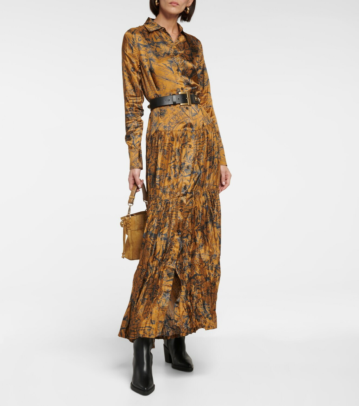 Golden Goose - Journey printed maxi dress Golden Goose Deluxe Brand Golden Goose - Journey printed maxi dress Golden Goose Deluxe Brand