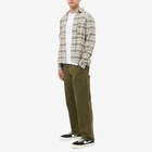 Foret Men's Buzz Check Overshirt in Khaki Check