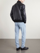 Slowear - Tapered Pleated Cotton-Blend Gabardine Trousers - Blue