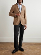 Incotex - Herringbone Wool Blazer - Brown