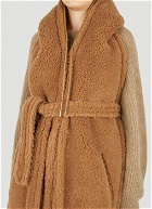 Corea Sleeveless Coat in Camel