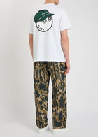 Malbon Baldwin Printed Cotton T-shirt White