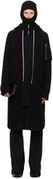 Rick Owens Black Porterville Megaparka Coat