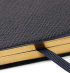 Kingsman - Smythson Panama Cross-Grain Leather Notebook - Navy