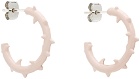 Justine Clenquet Pink Hirschy Earrings