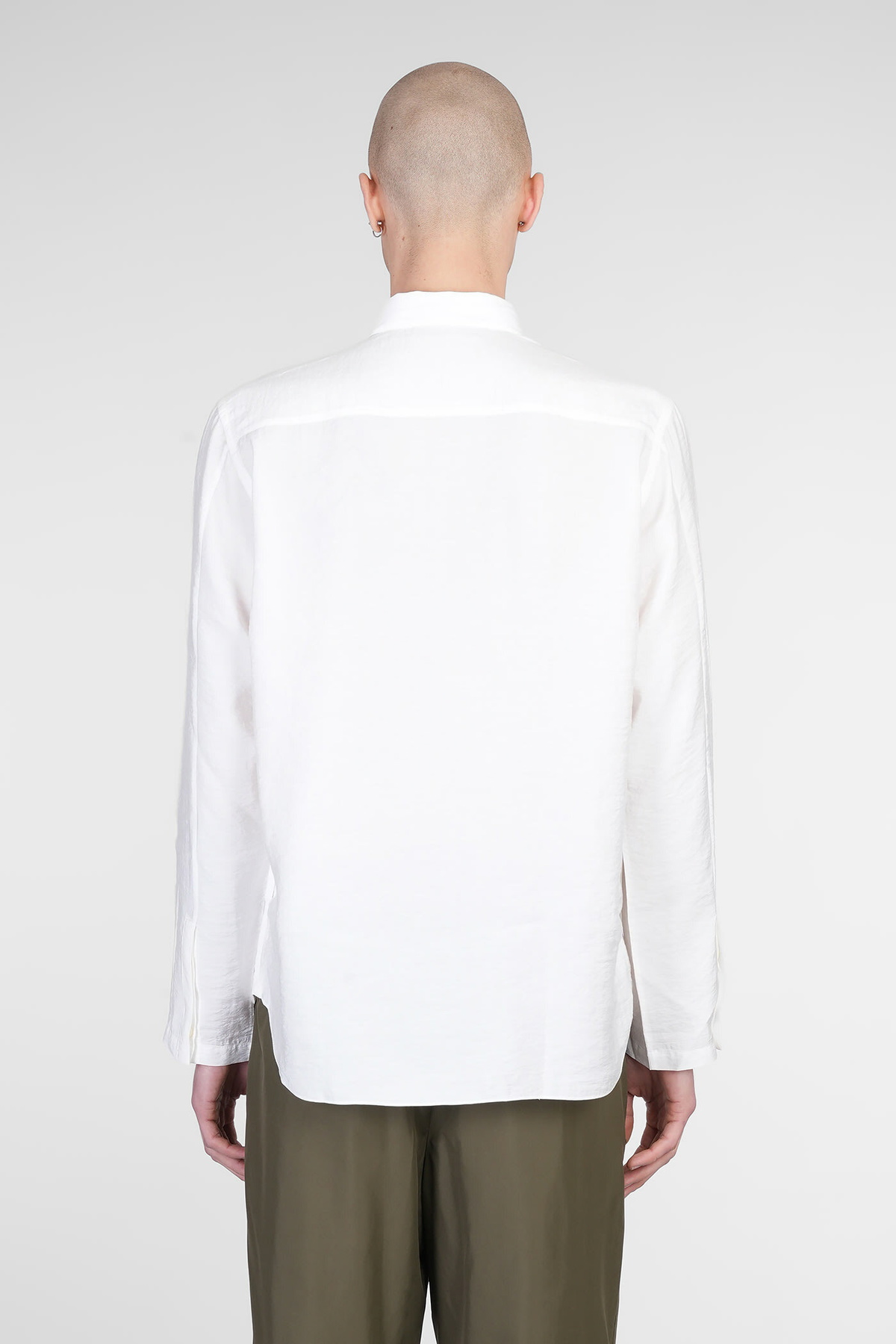 Ranra Maker Shirt In White Modal