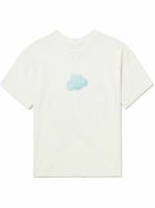 POLITE WORLDWIDE® - Dreamy Printed Cotton and Hemp-Blend Jersey T-Shirt - White