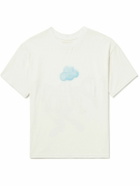 POLITE WORLDWIDE® - Dreamy Printed Cotton and Hemp-Blend Jersey T-Shirt - White