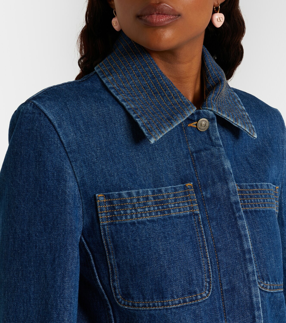 Valentino VGold denim field jacket