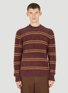 La Maille Pescadou Sweater in Brown