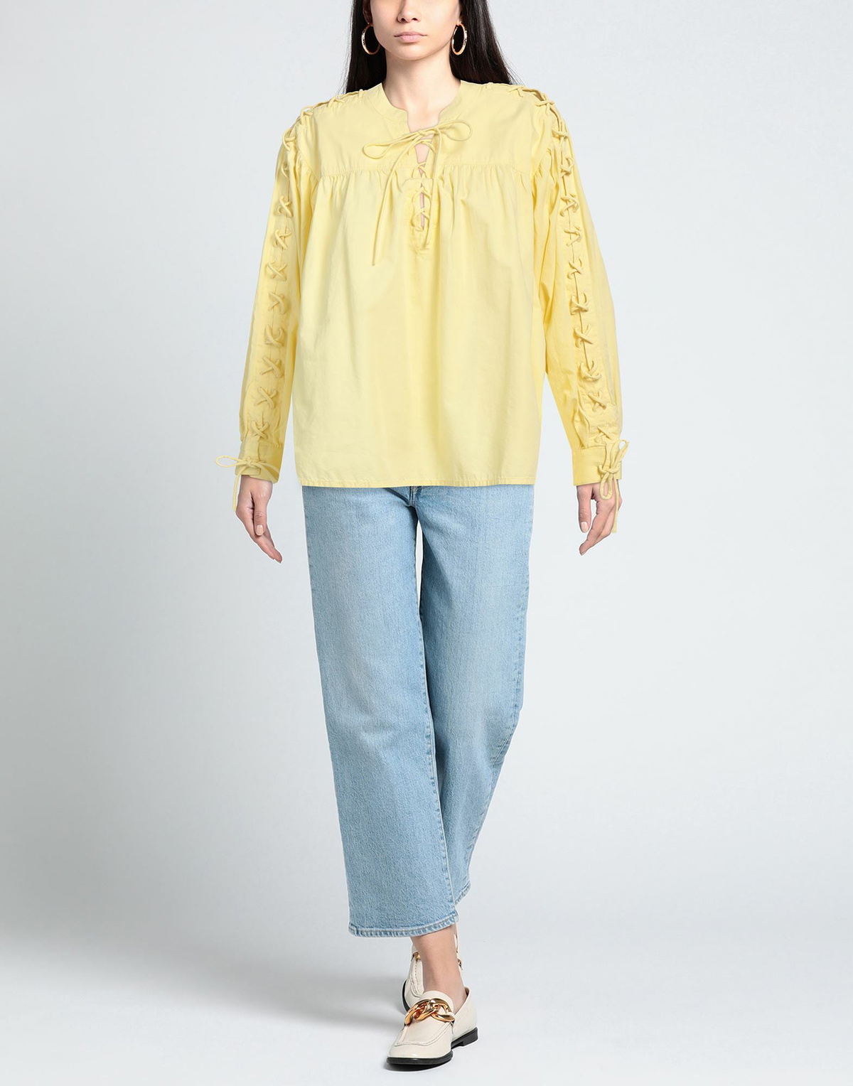 Maje Womens Top in Yellow