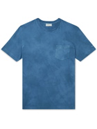 Altea - Lucas Tie-Dyed Cotton-Jersey T-Shirt - Blue