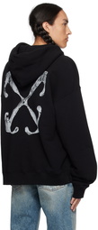 Off-White Black Scratch Arrow Hoodie