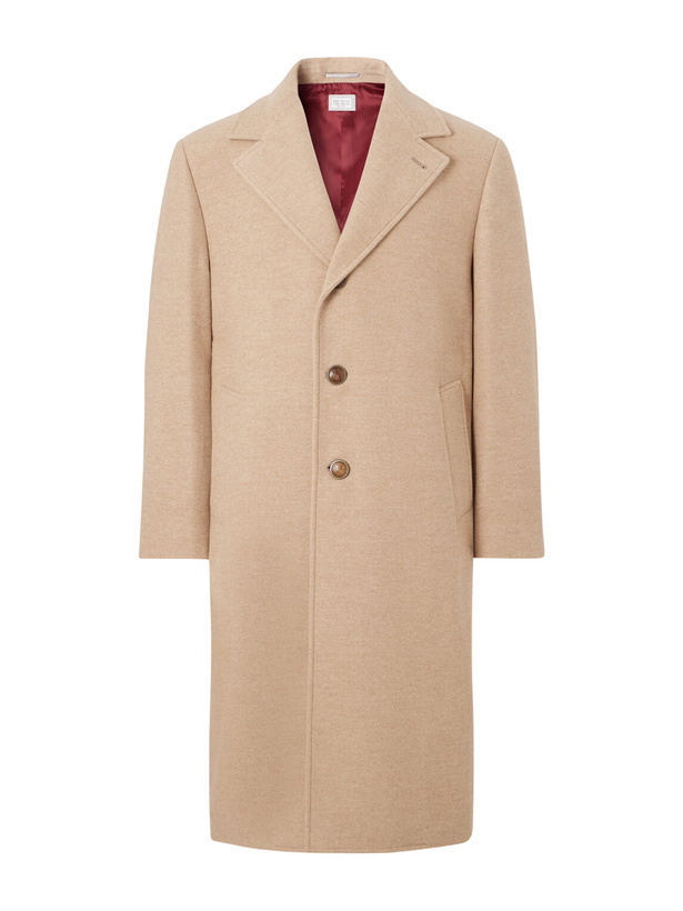 Photo: Brunello Cucinelli - Virgin Wool Coat - Brown