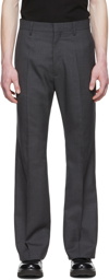 Dsquared2 Grey Wool Trousers